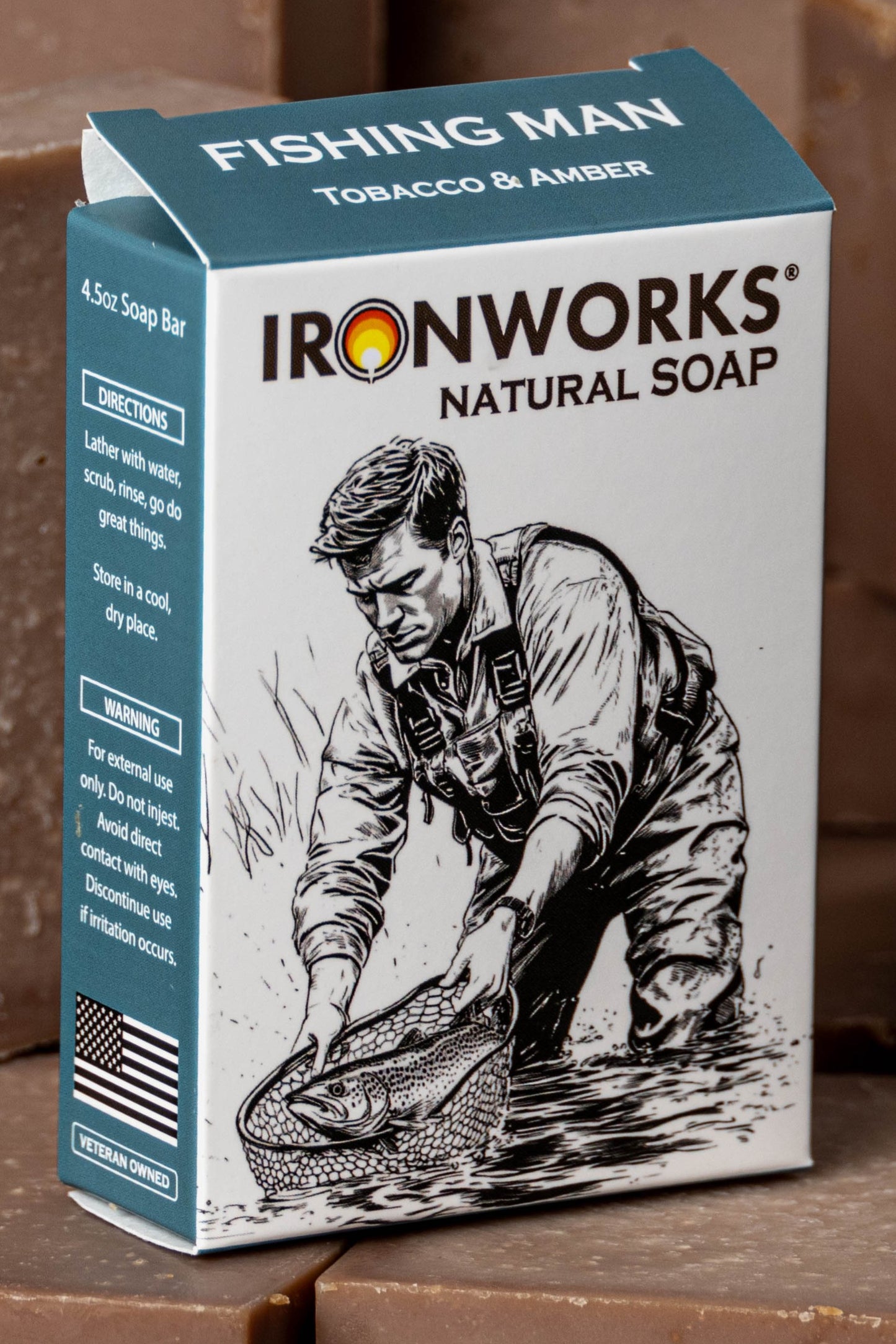 Bar Soap Fishing Man