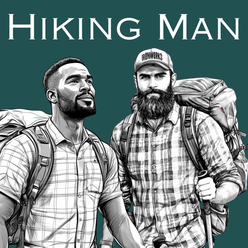 Hiking Man Naturals Collection