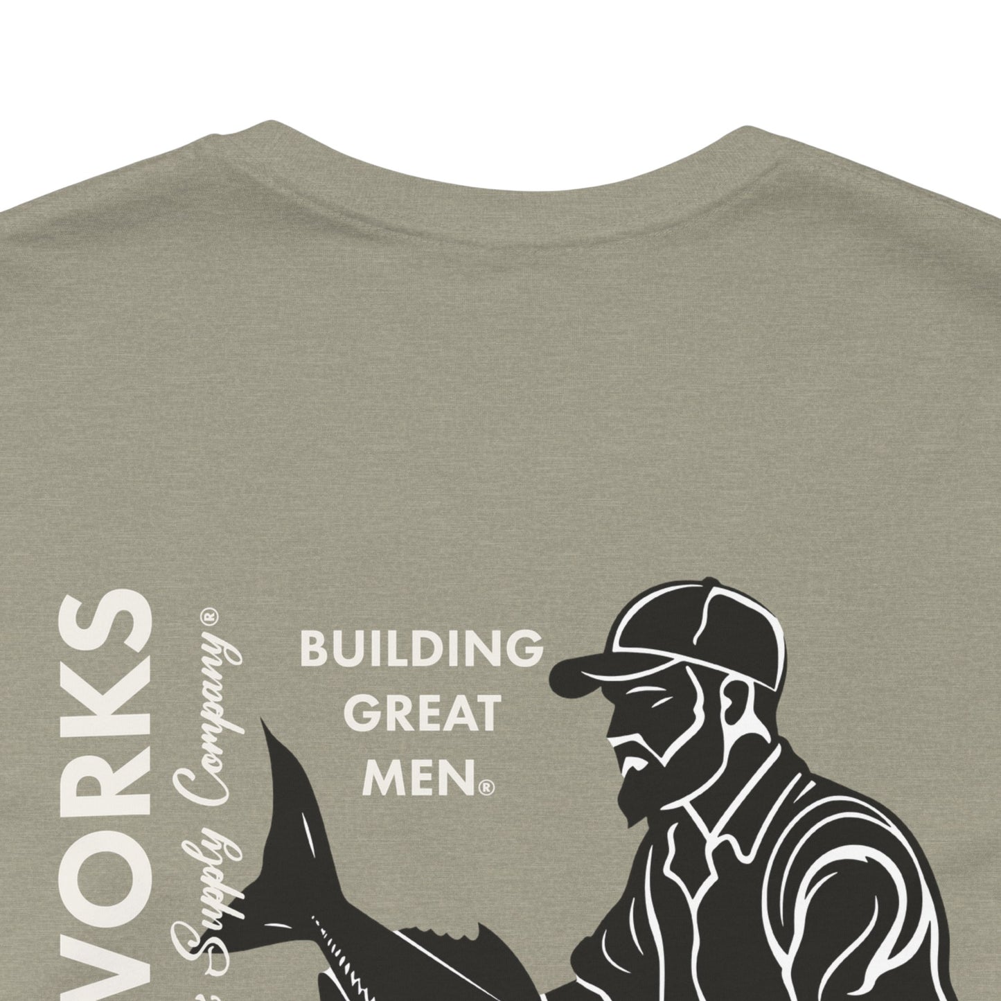 T-Shirt Fishing Man Crew