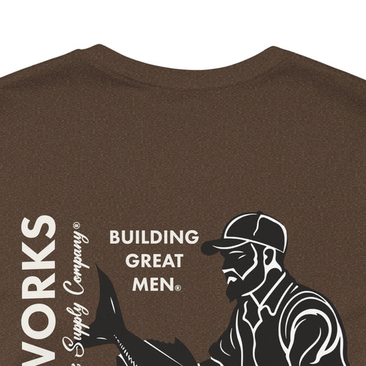 T-Shirt Fishing Man Crew