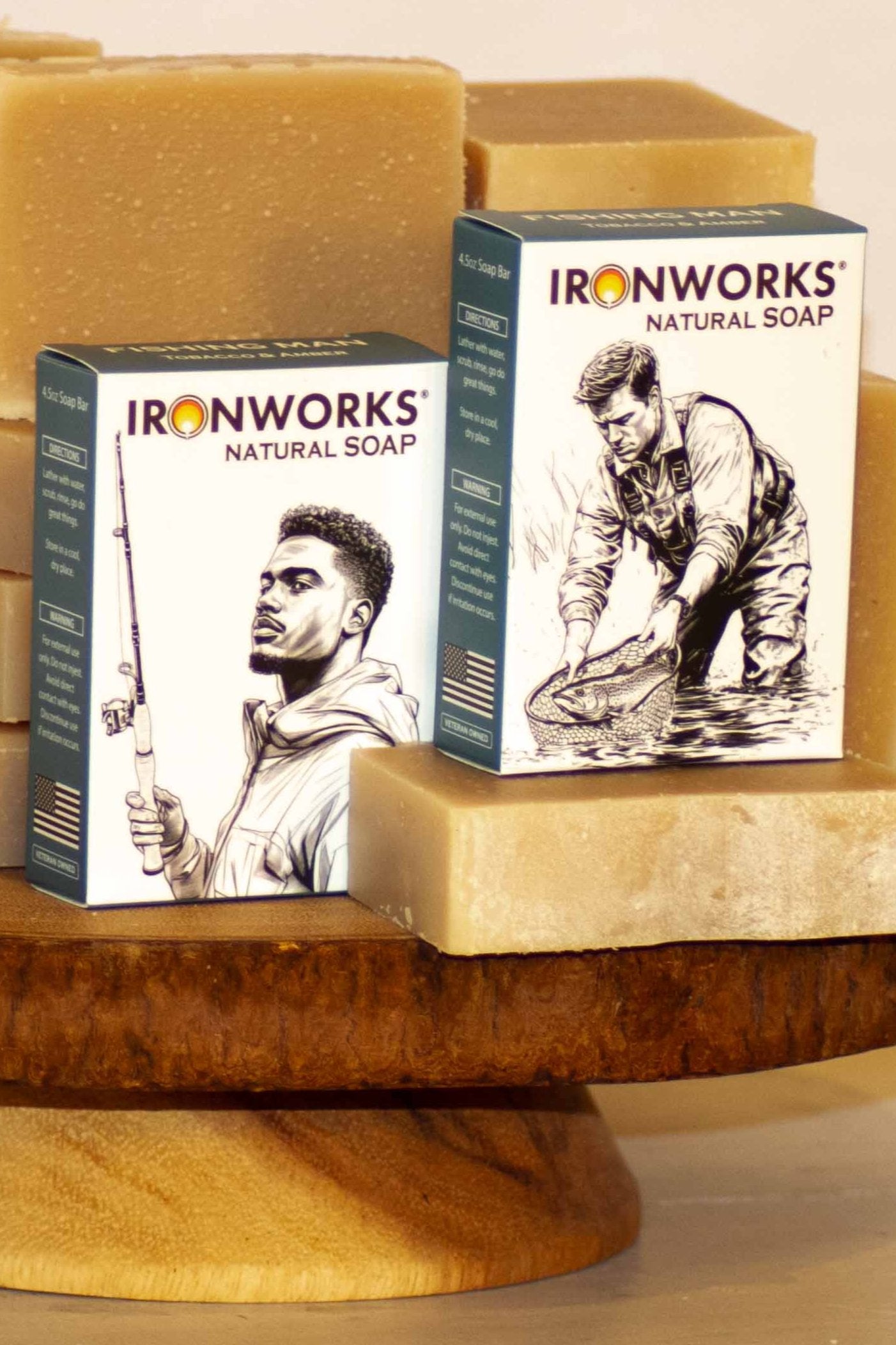 Bar Soap Fishing Man