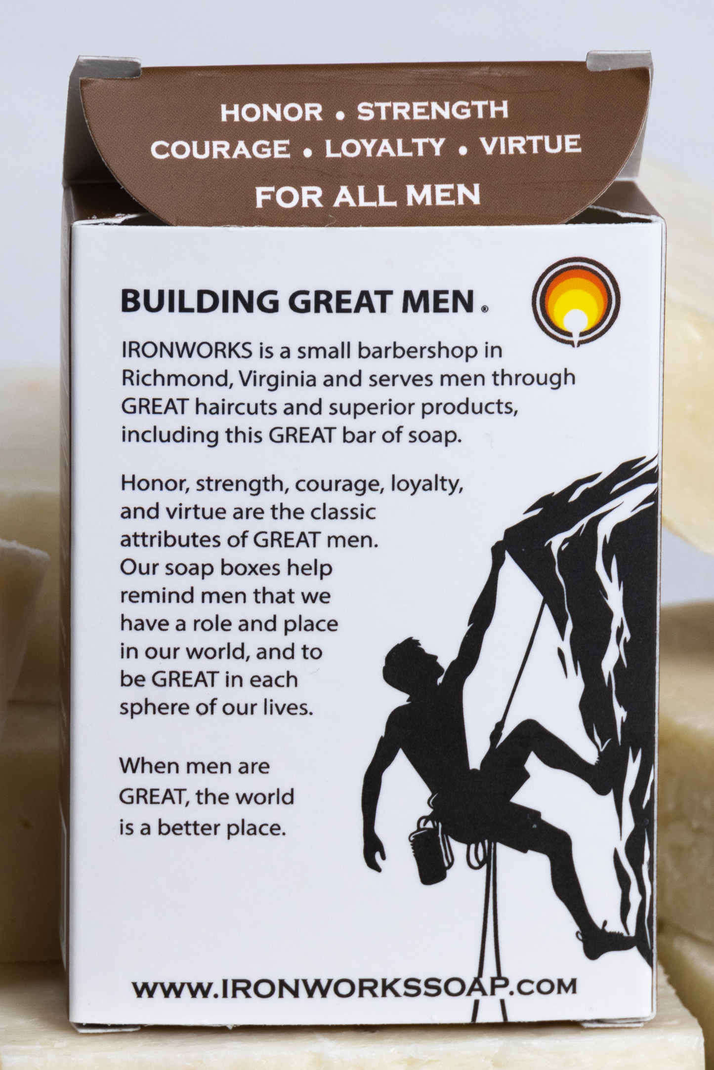 Bar Soap Climbing Man