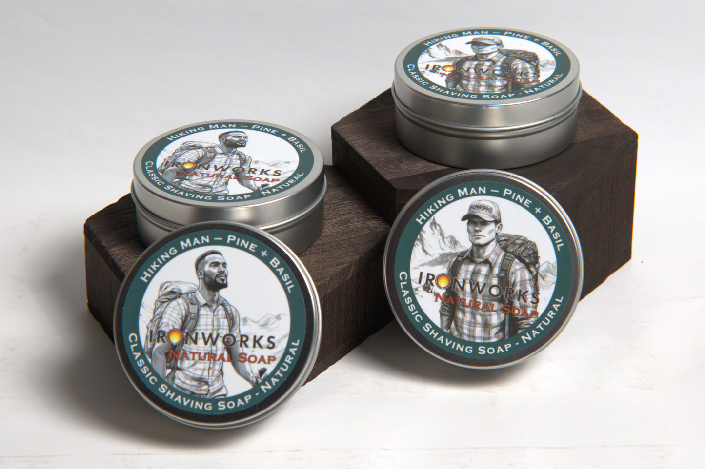 Shaving Soap Hiking Man