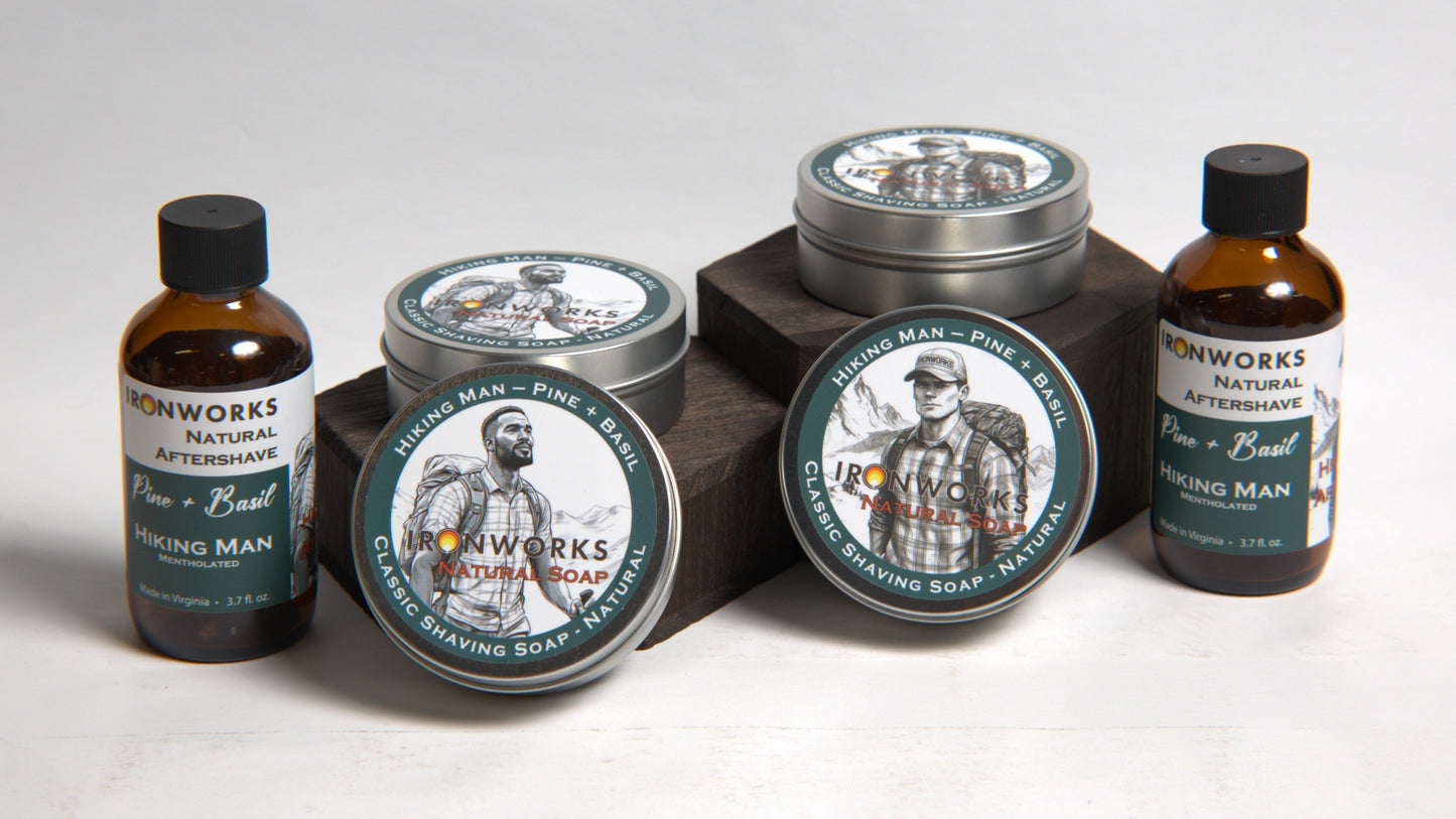Shaving Soap Hiking Man