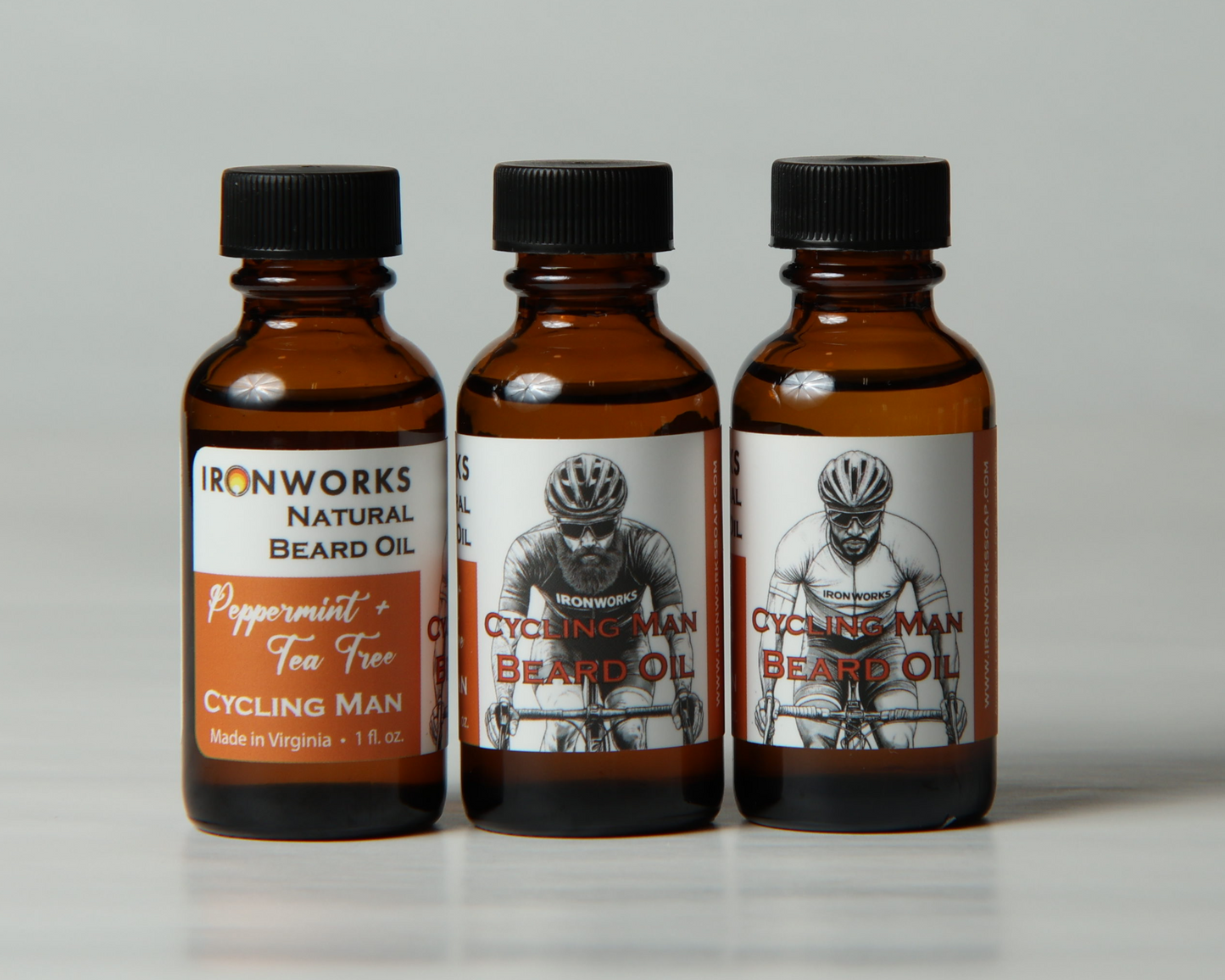 Beard Oil Cycling Man