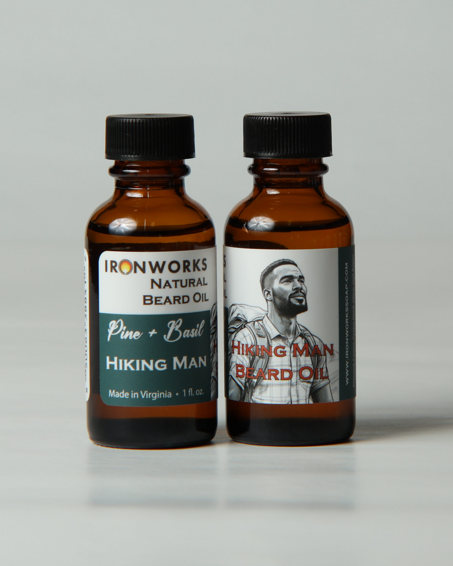 Beard Oil Hiking Man