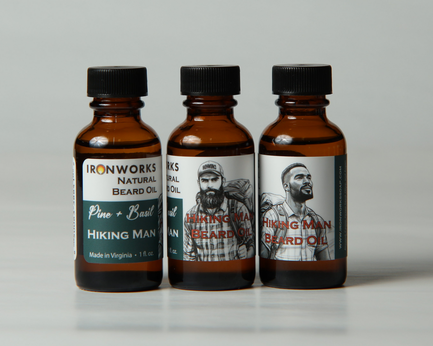 Beard Oil Hiking Man