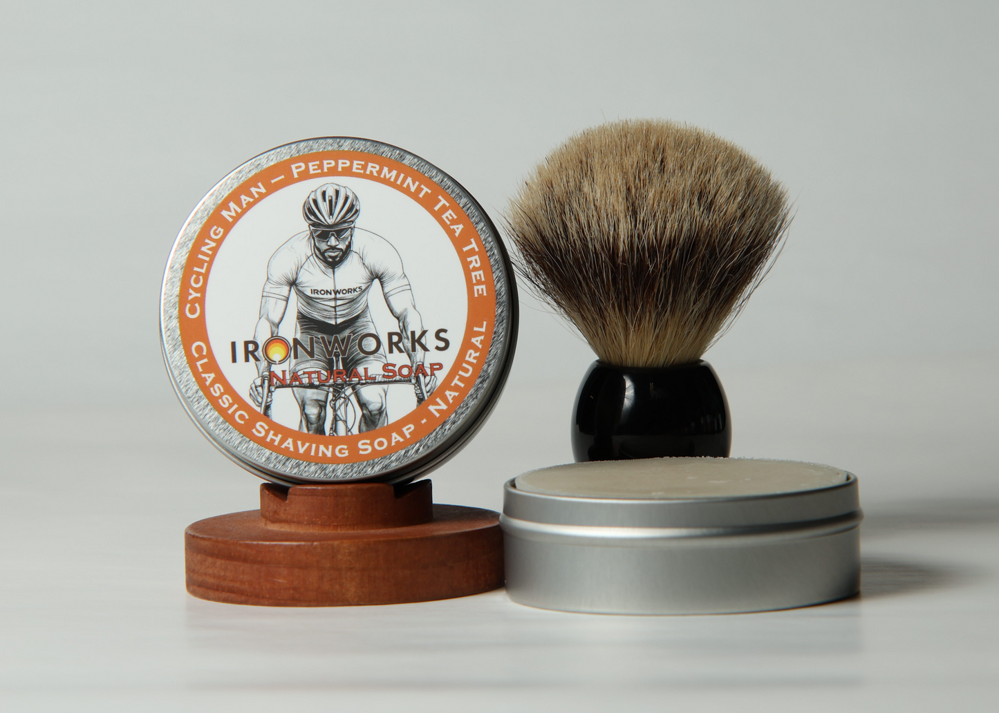 Shaving Soap Cycling Man