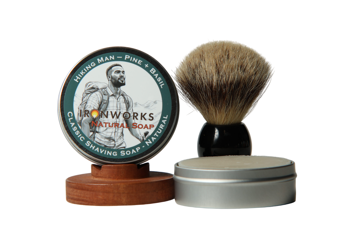 Shaving Soap Hiking Man